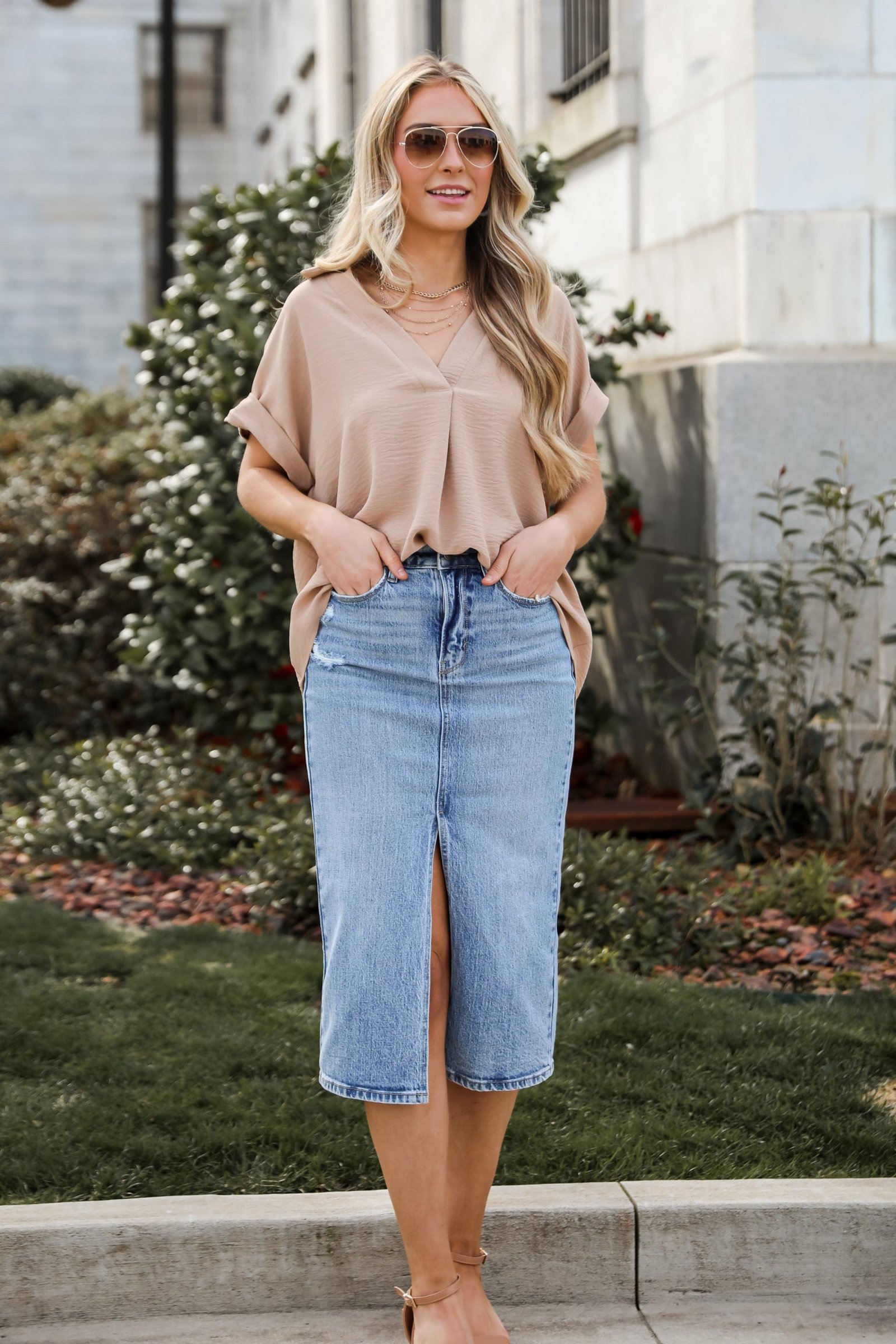 denim skirt